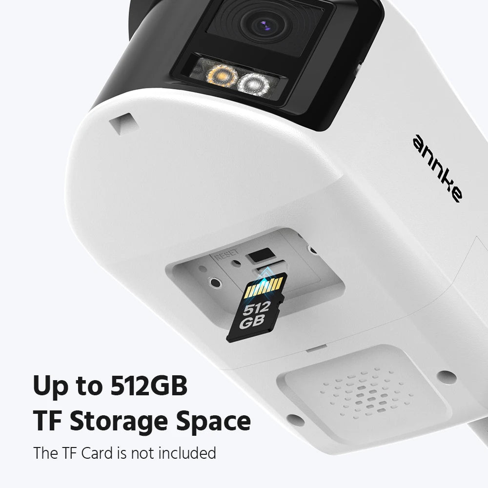 ANNKE 8MP Dual Lens PoE Outdoor Camera With Human Detection