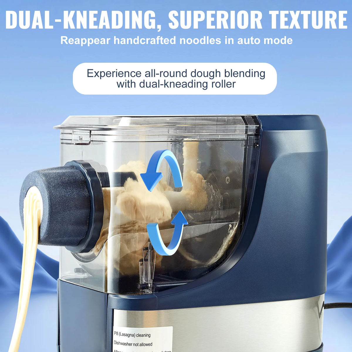 SucceBuy Automatic Electric Pasta Noodle Maker Machine