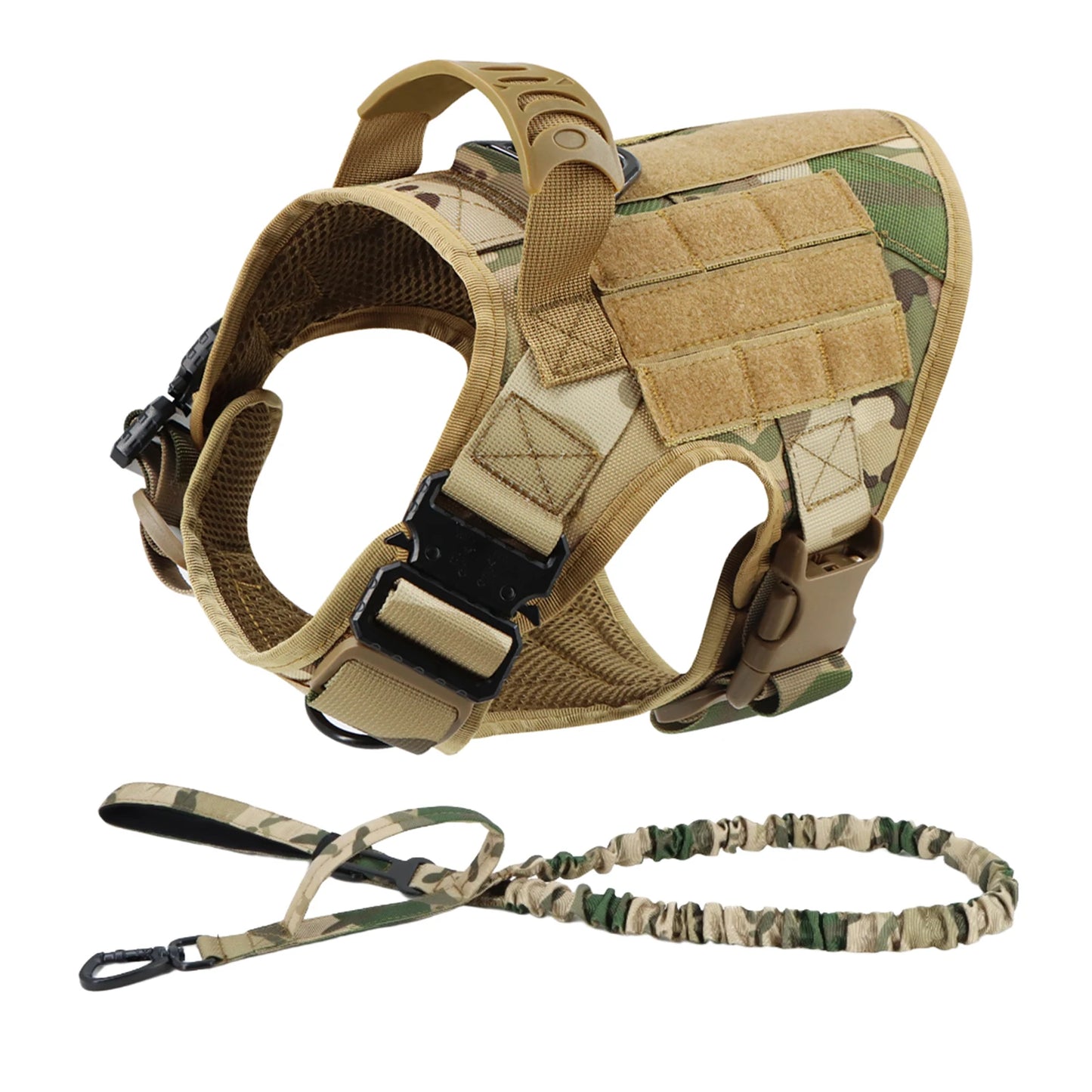 Nylon Dog Harness and Leash Set for Large Dogs Training Vest