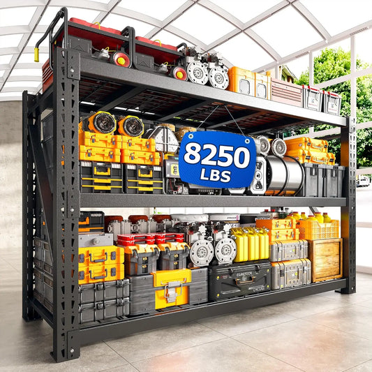 ZHILU Heavy Duty Garage Shelving 3 Tier Industrial Storage