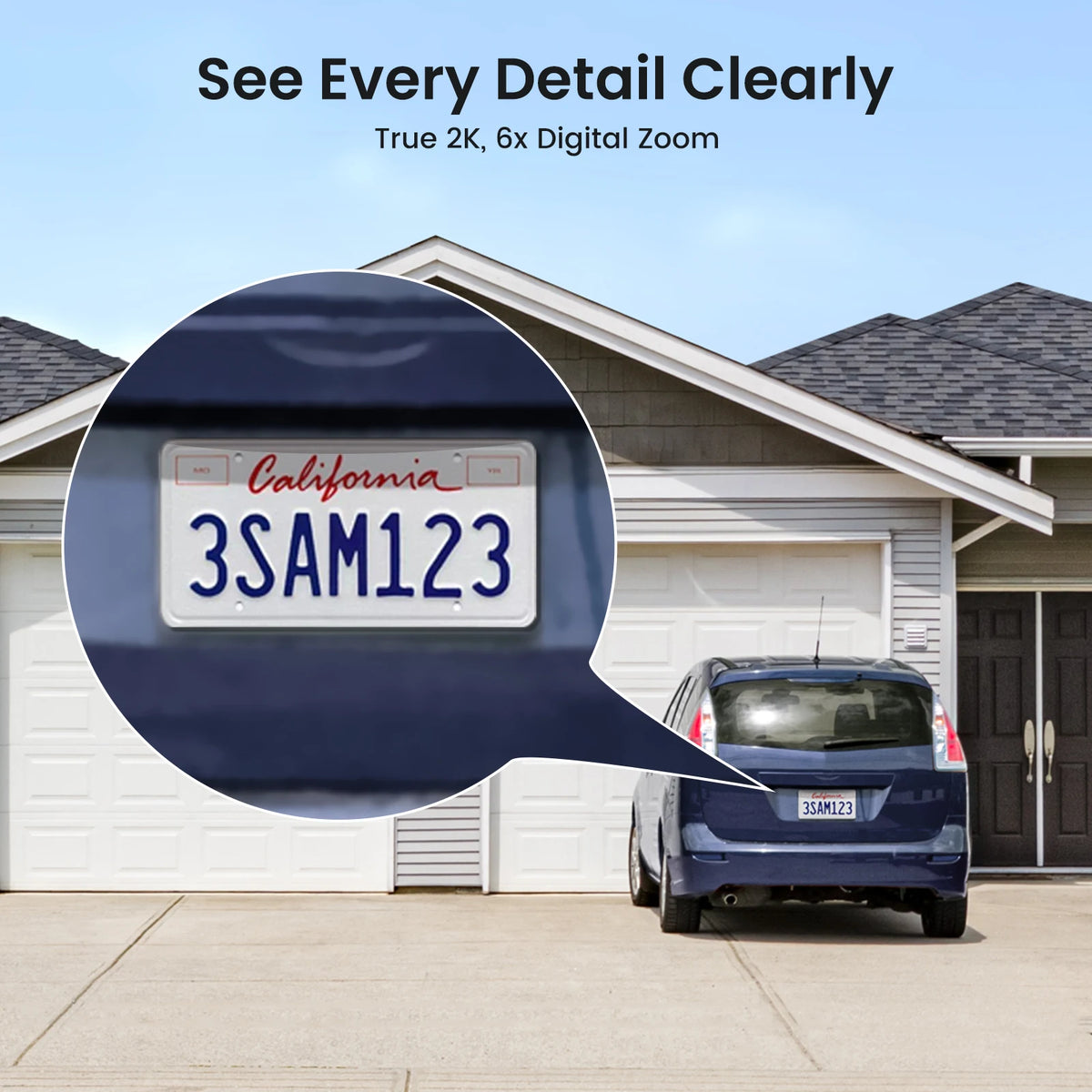 DEKCO Solar WiFi Security Camera System With Local Storage