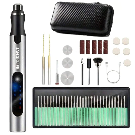 JANGKLIFE Cordless Rotary Tool Set With Adjustable Speeds Engraving Pen