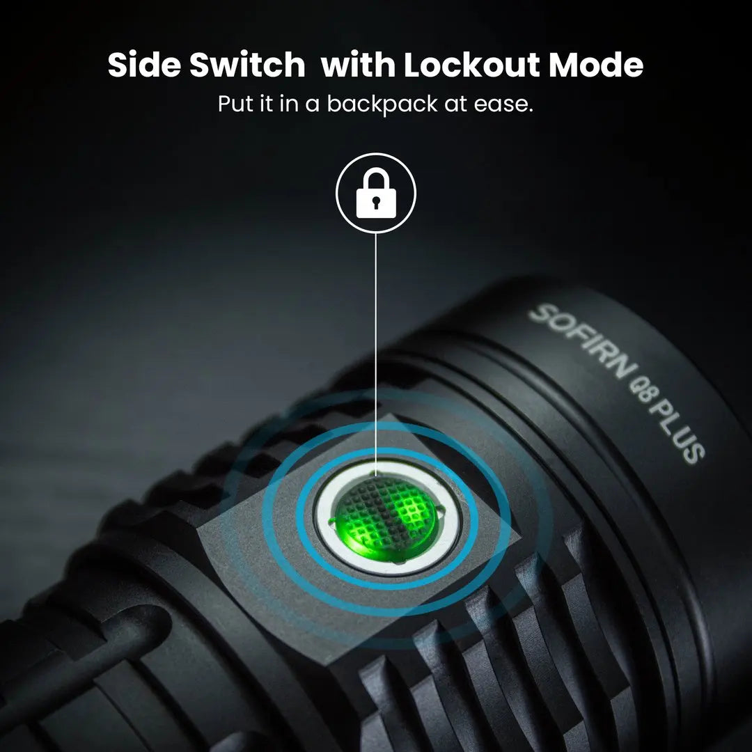 Sofirn Q8 Plus Rechargeable LED Flashlight With Reverse Charging