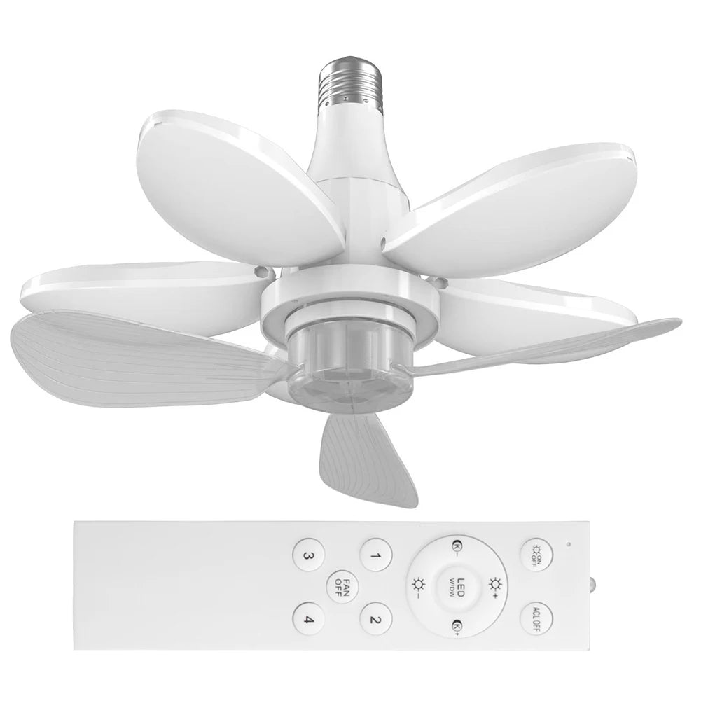Sikiwind Modern Ceiling Fan With Led Light And Remote