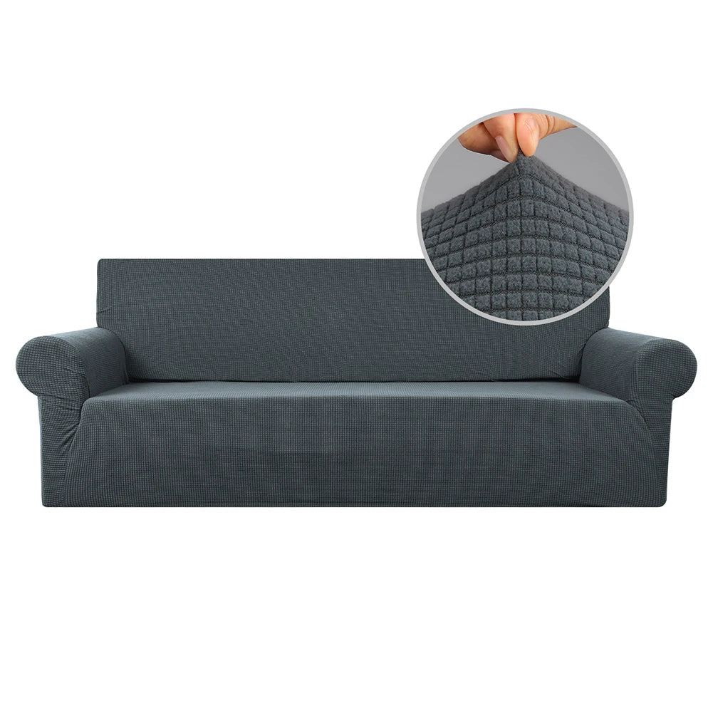 Jacquard Stretch Sofa Cover Pet Friendly Universal Slipcover
