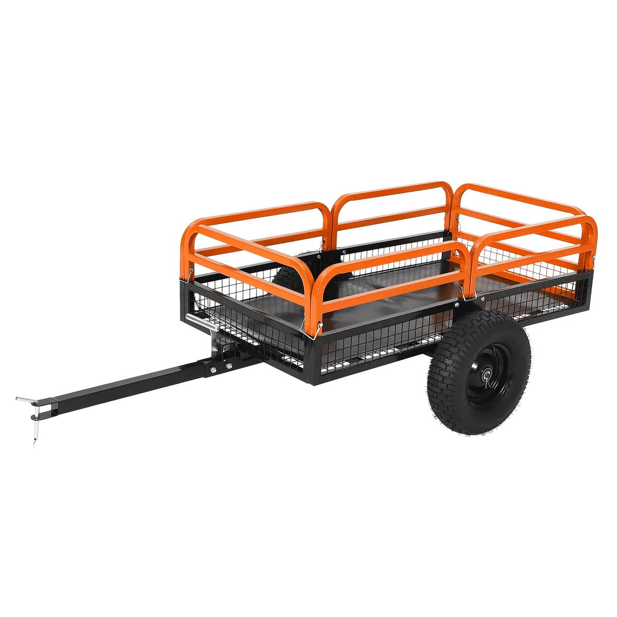 HiMISS Heavy Duty Steel Dump Trailer Cart for ATV UTV
