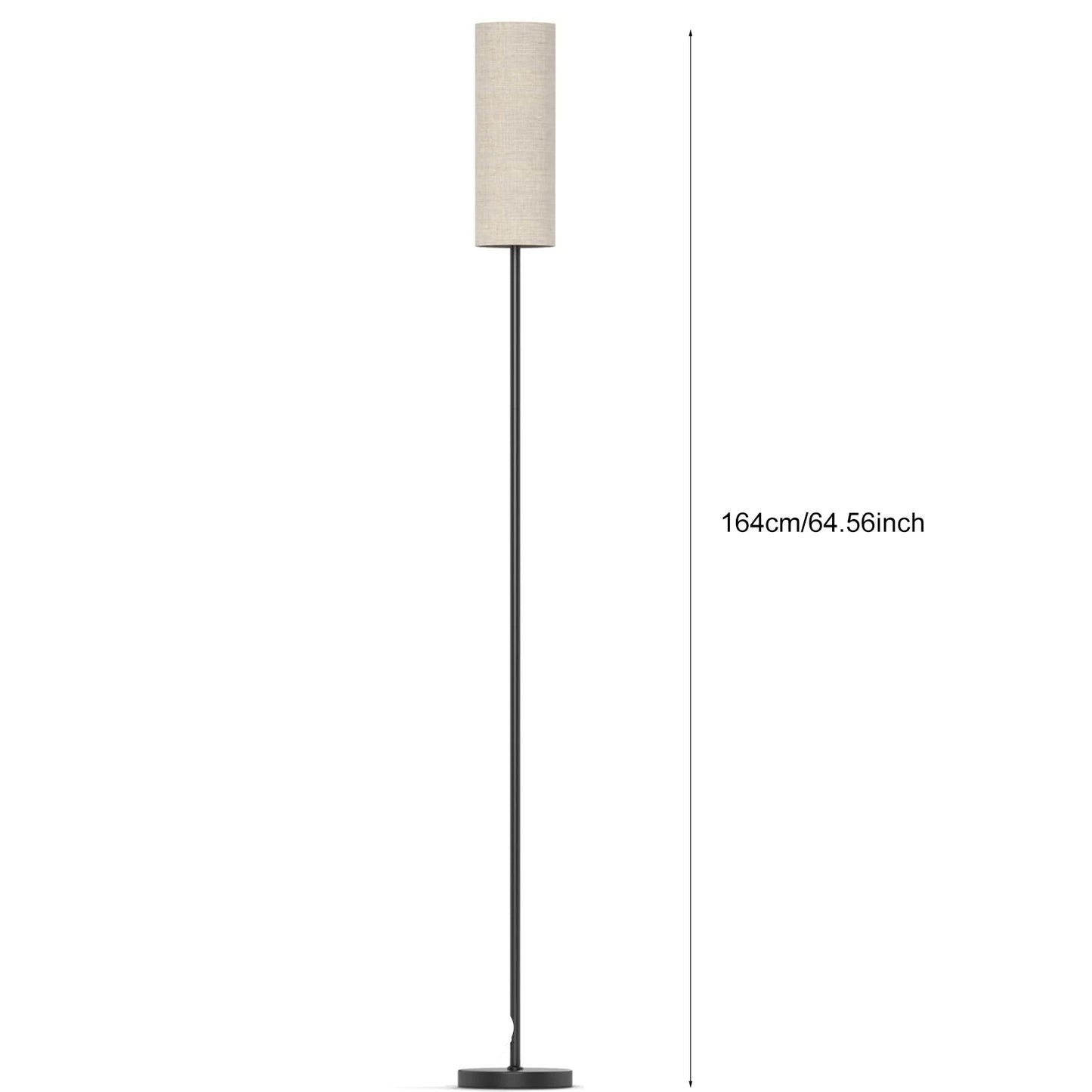 Modern Solar Floor Lamp Standing Light With Switch