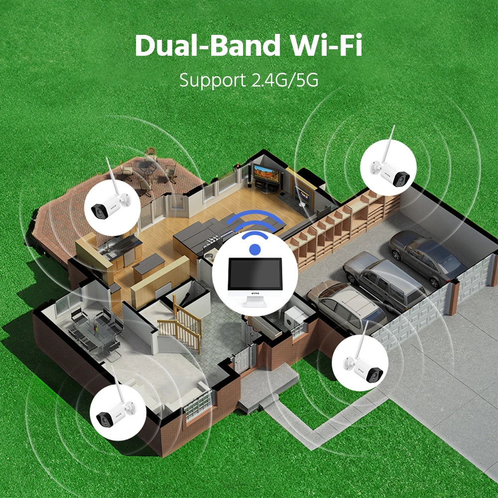 ANNKE 4K Wireless Security Camera System With Two Way Audio