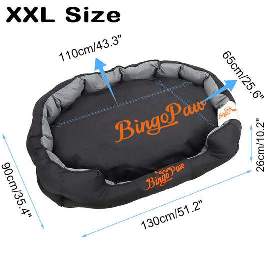 Borwart Orthopedic Sofa Dog Bed With Waterproof Oxford Cushion