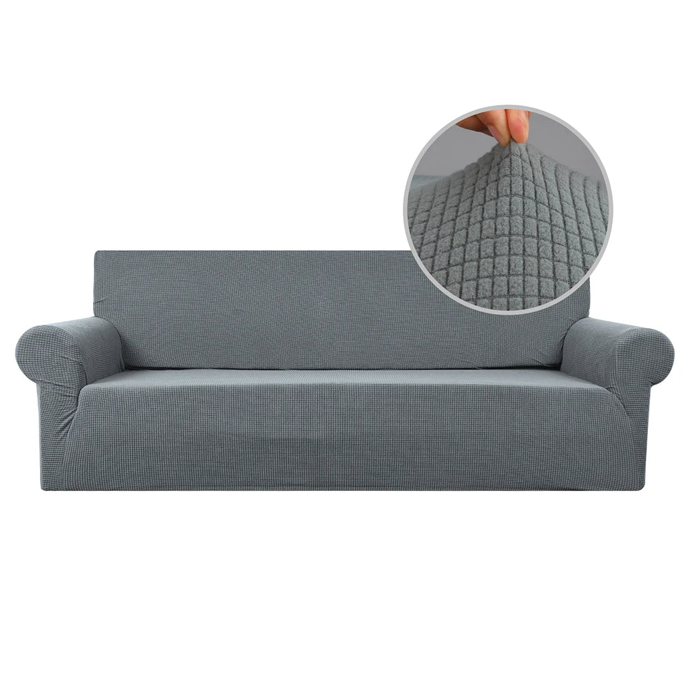 Jacquard Stretch Sofa Cover Pet Friendly Universal Slipcover