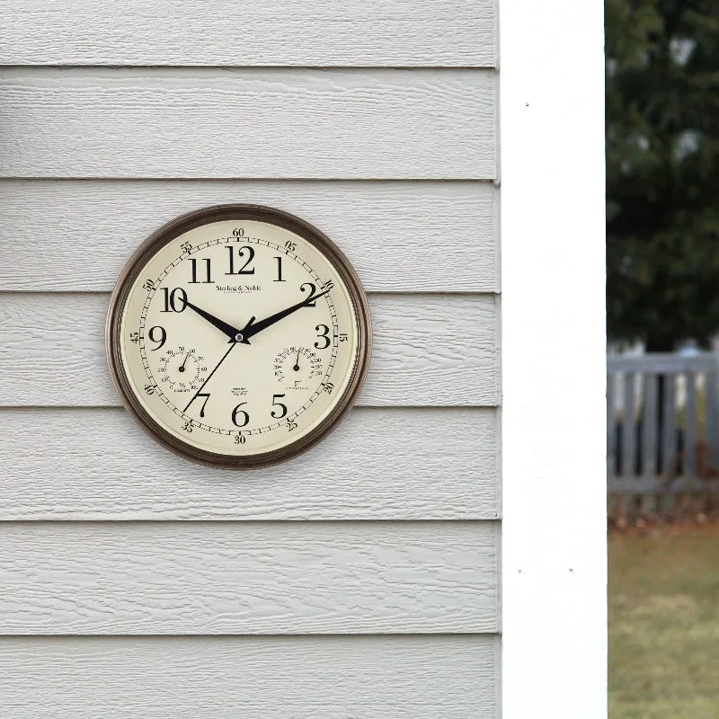 Indoor Outdoor Arabic Analog Wall Clock Exterior And Interior