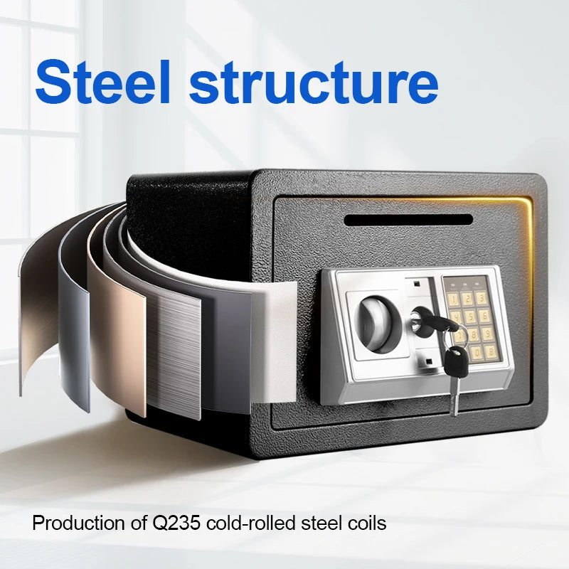 Digital Home Safe Box for Cash Jewelry and Important Documents