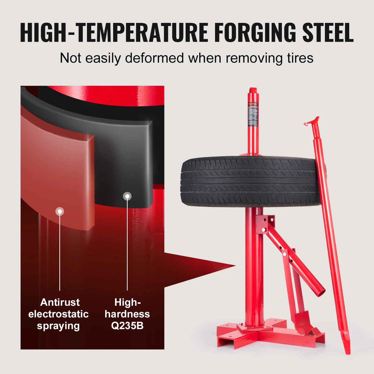 SucceBuy Portable Manual Tire Changer Bead Breaker Tool