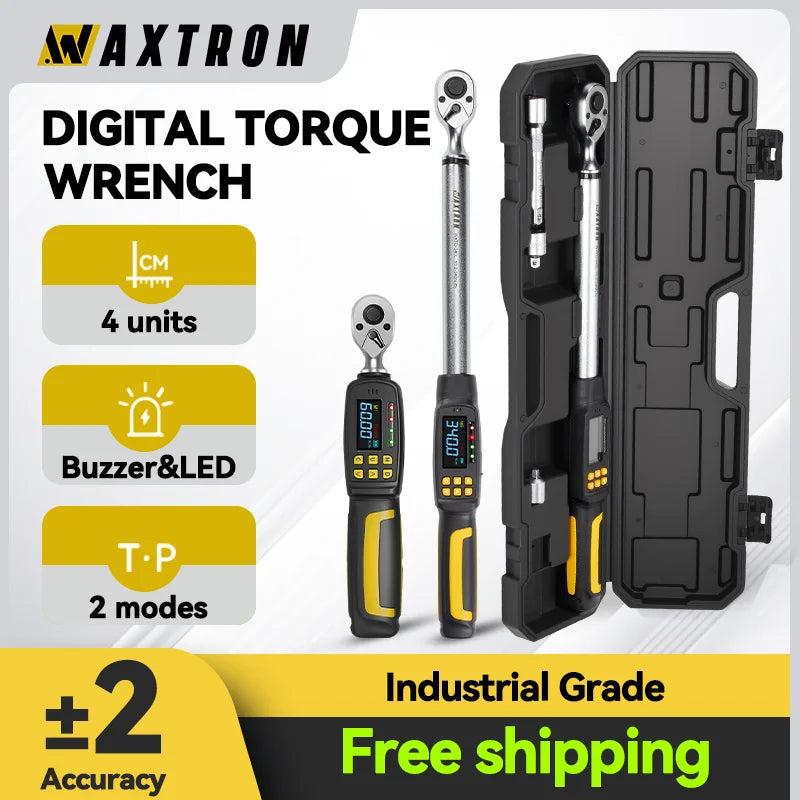 Waxtron Digital Torque Wrench 2 Percent Accuracy Automotive Tools