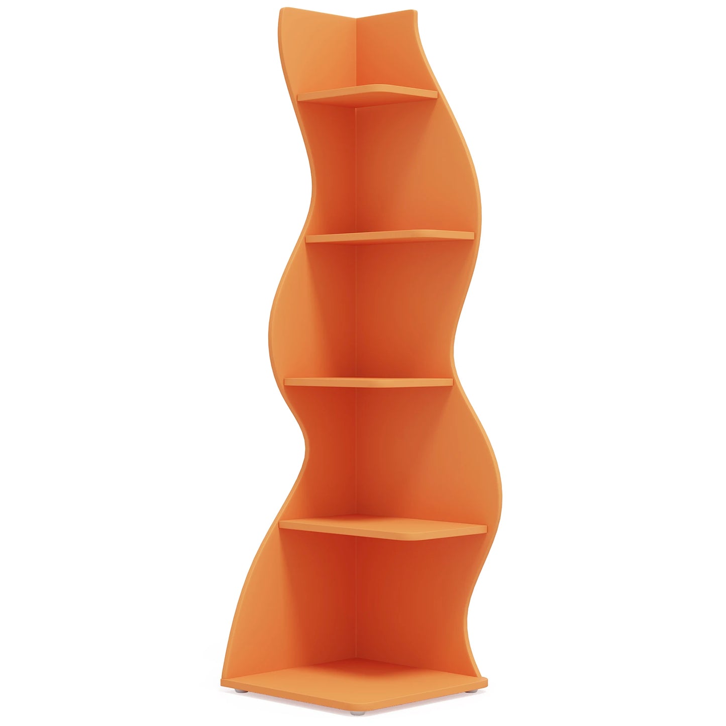 Tribesigns Five Tier Corner Shelf Wall Bookcase Plant Stand