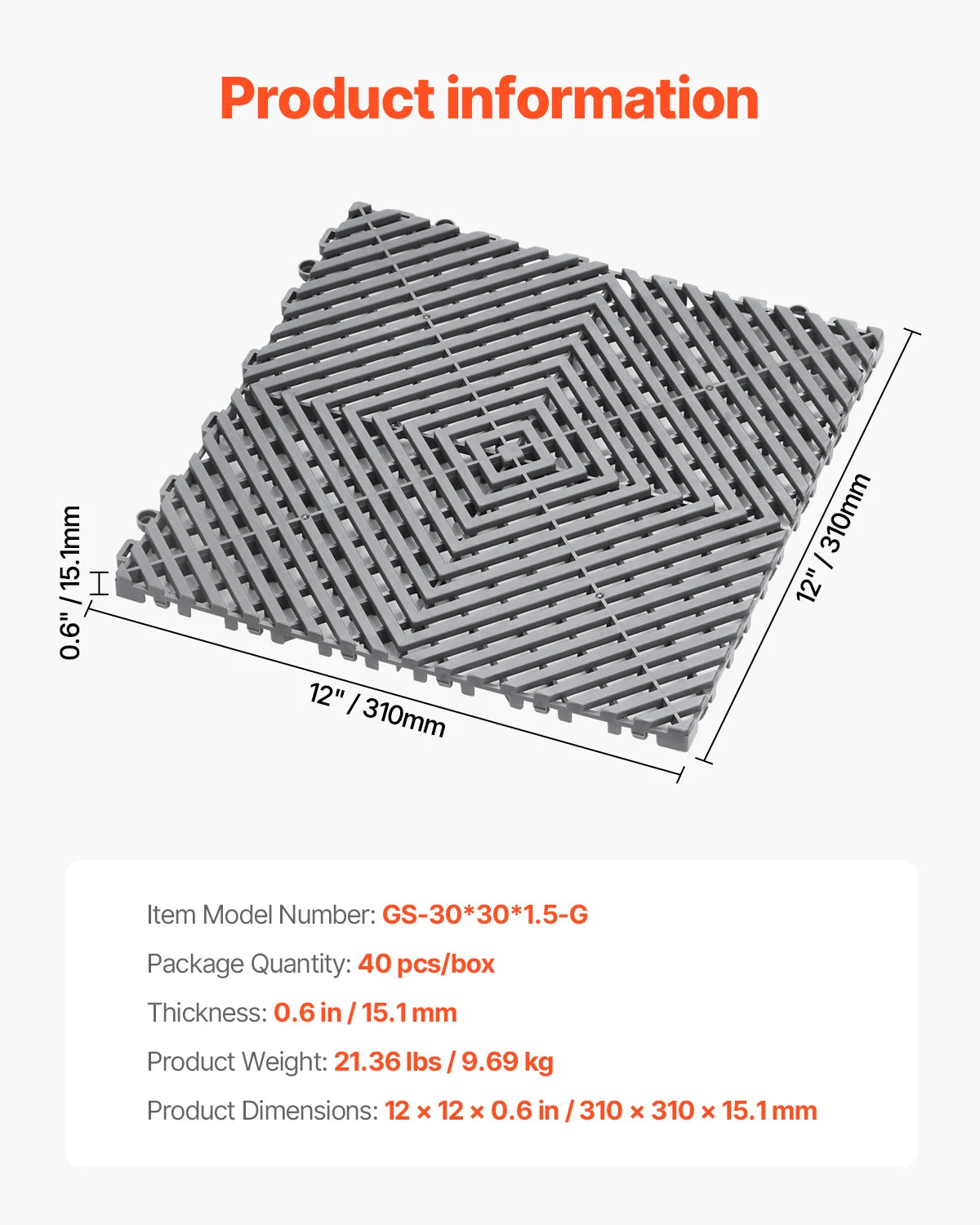 Non Slip Interlocking Drainage Floor Mats And Shower Tiles