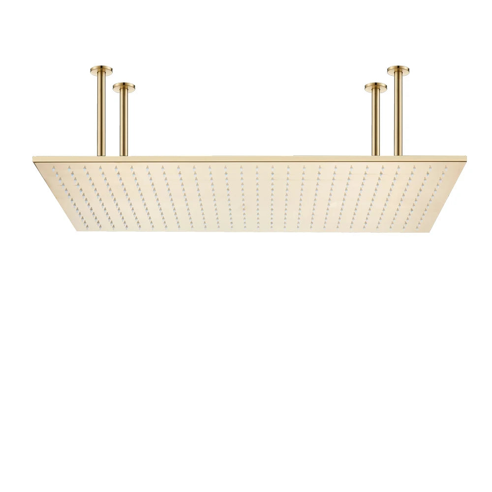 MYQualife LED Rainfall Shower Head Ceiling Mounted