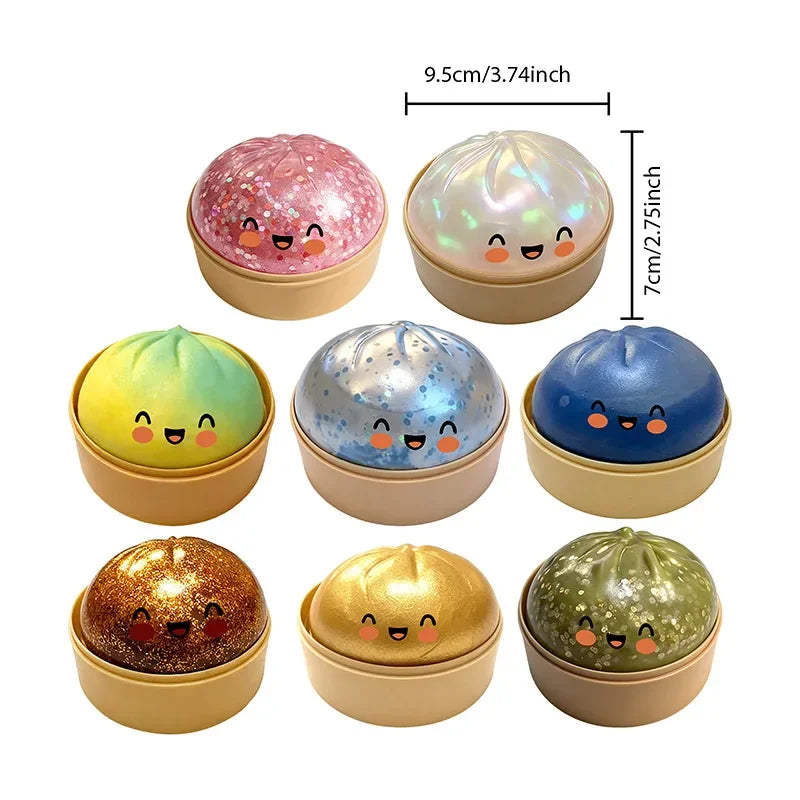 Simulation Flash Dumpling Pressure Ball Slow Rebound Stress Relief Toy
