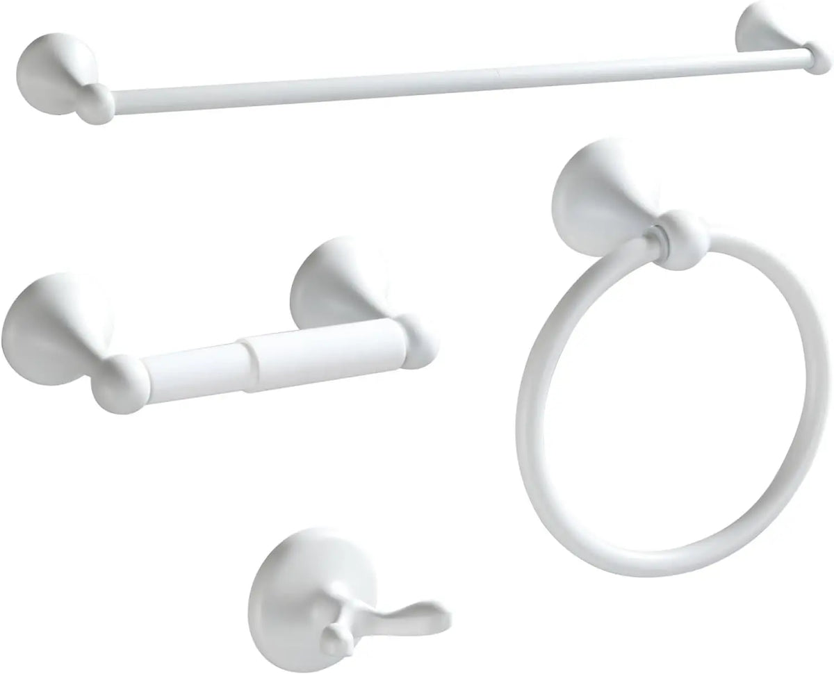 Modern Metal Bathroom Hardware Set Wall Mount Towel Bar Set