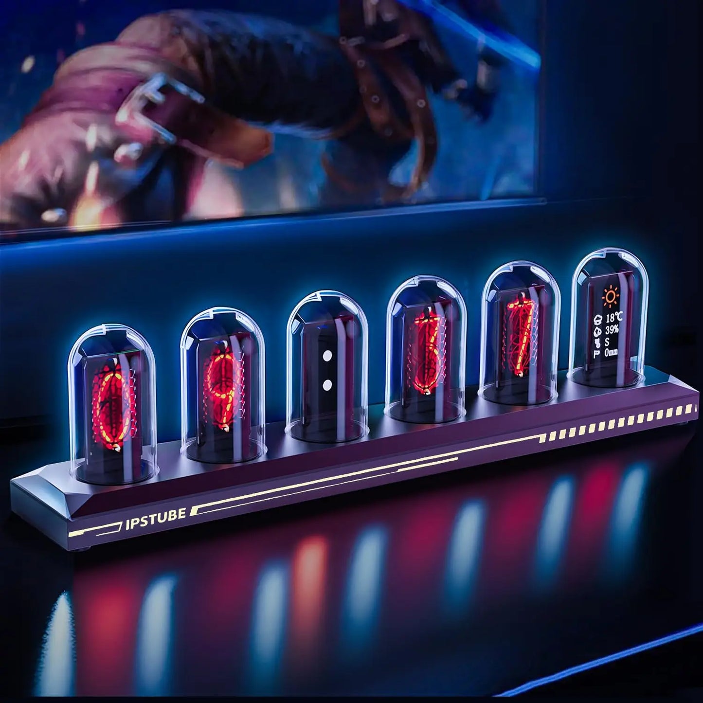 Aiopp Night Light Nixie Tube Clock Kit With 3 Modes