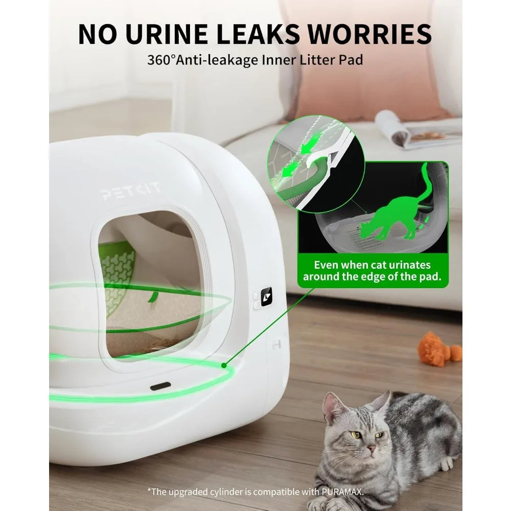 PuraMax 2 Automatic Self Cleaning Cat Litter Box App Control
