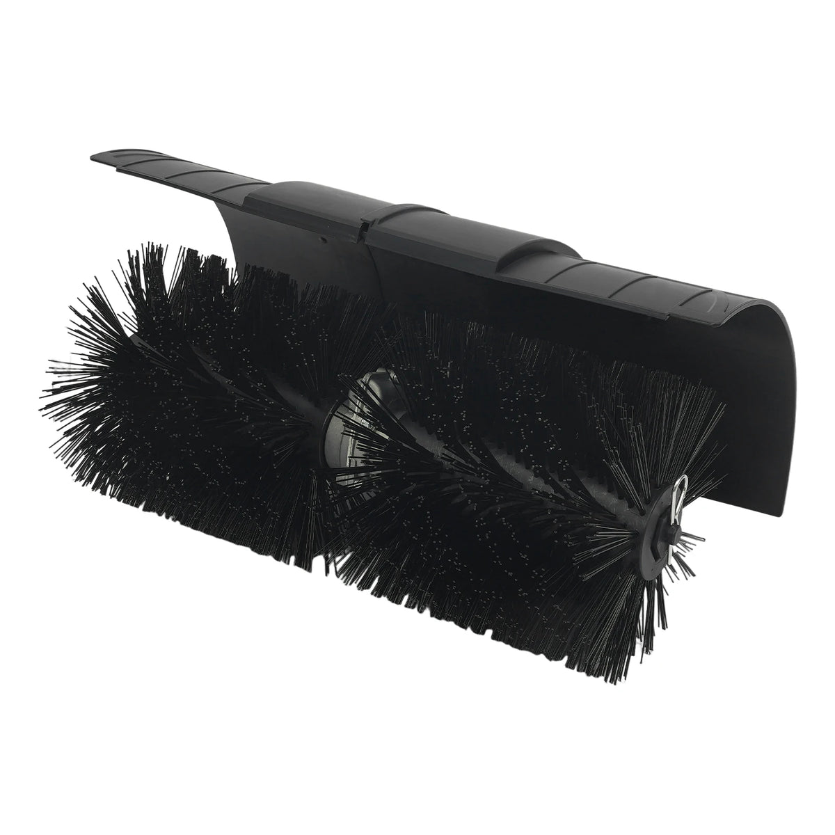 Manual Power Broom Brush Head With Debris Baffle for Sweeping