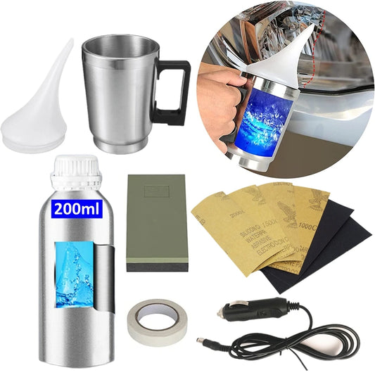 Headlight Restoration Renewal Kit For Car Headlights