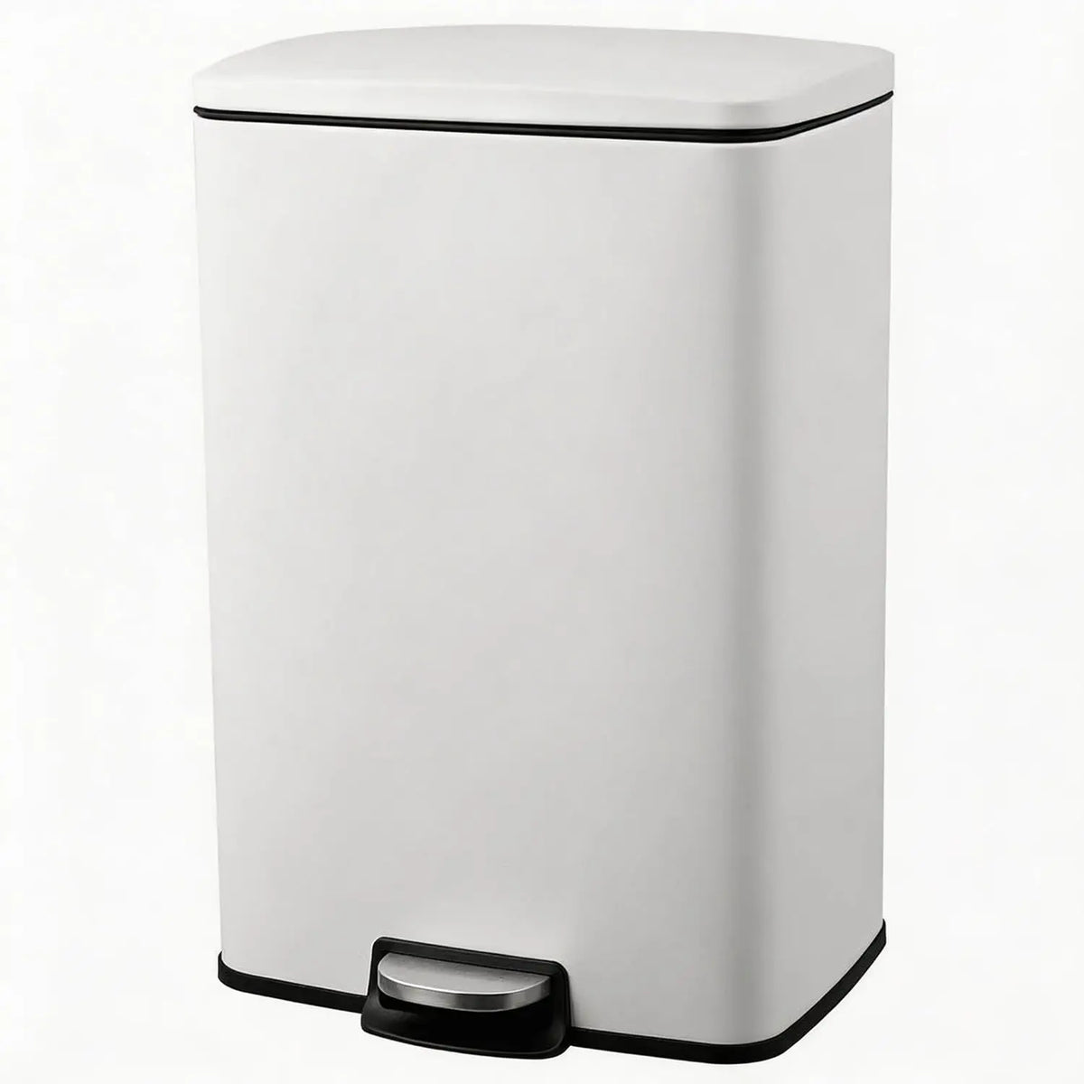 HiMISS Fingerprint Proof Pedal Trash Bin Stainless Steel