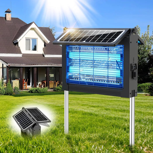 Solar Bug Zapper with USB Charging for Outdoor Pest Control