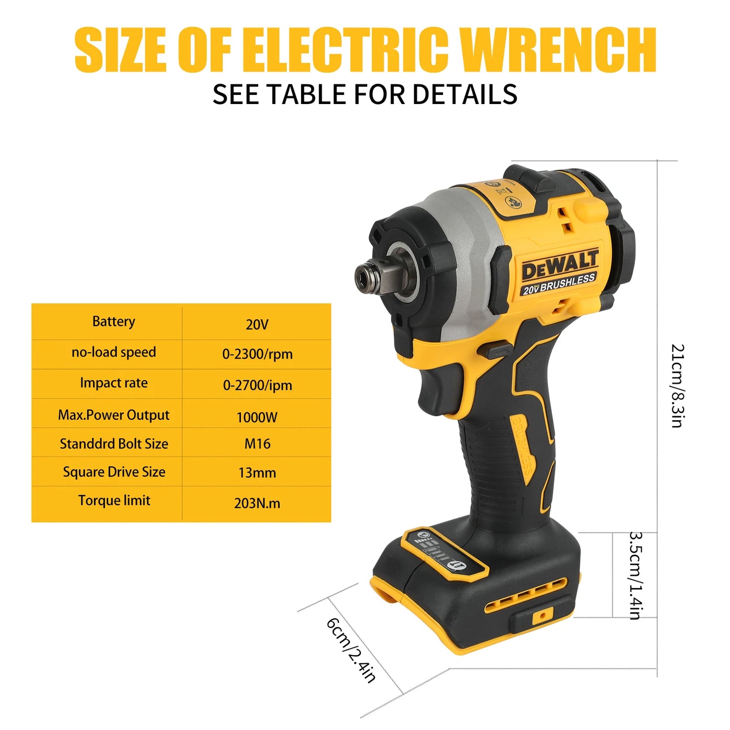 DEWALT DCF850 20V Max Brushless Impact Driver One Quarter Hex