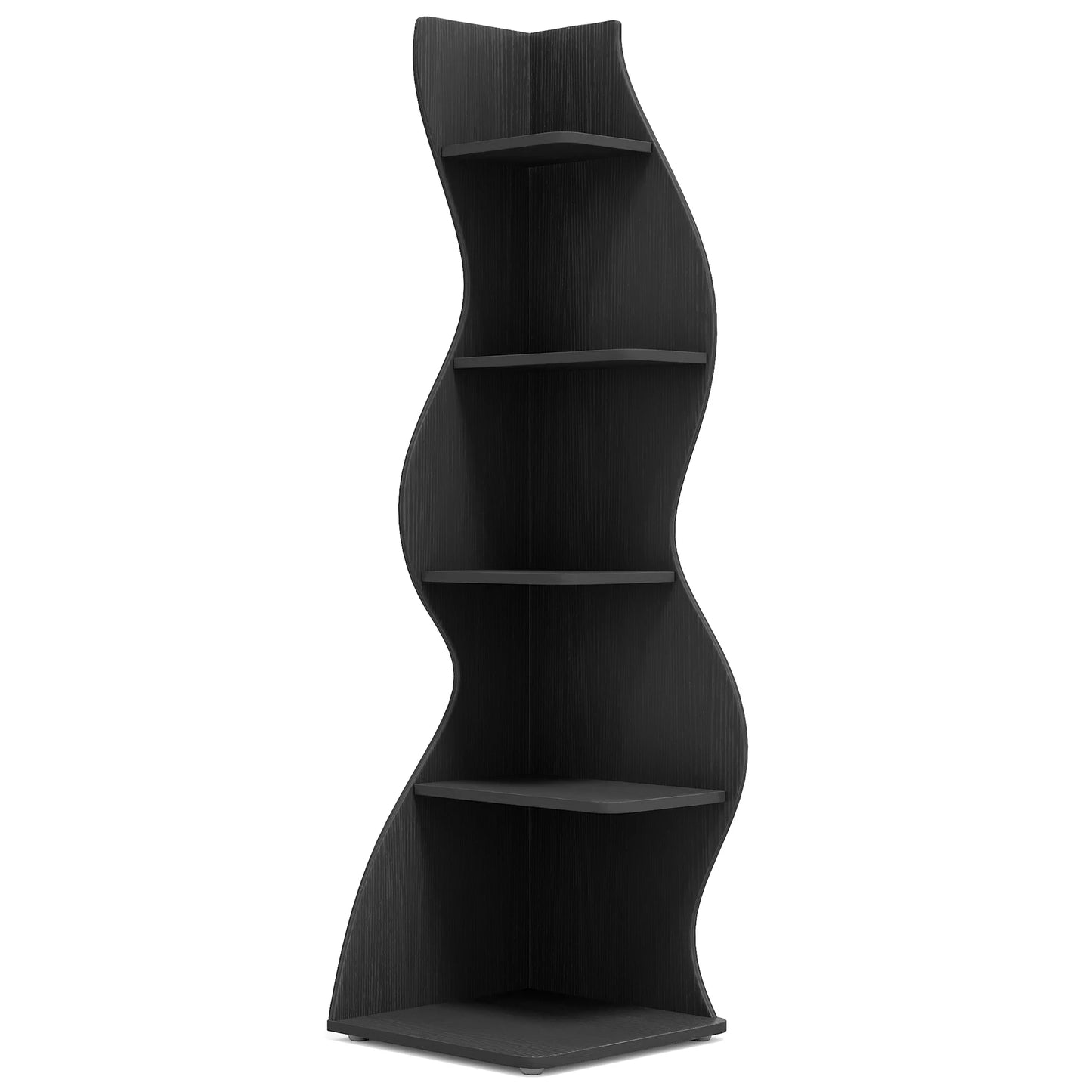 Tribesigns Five Tier Corner Shelf Wall Bookcase Plant Stand