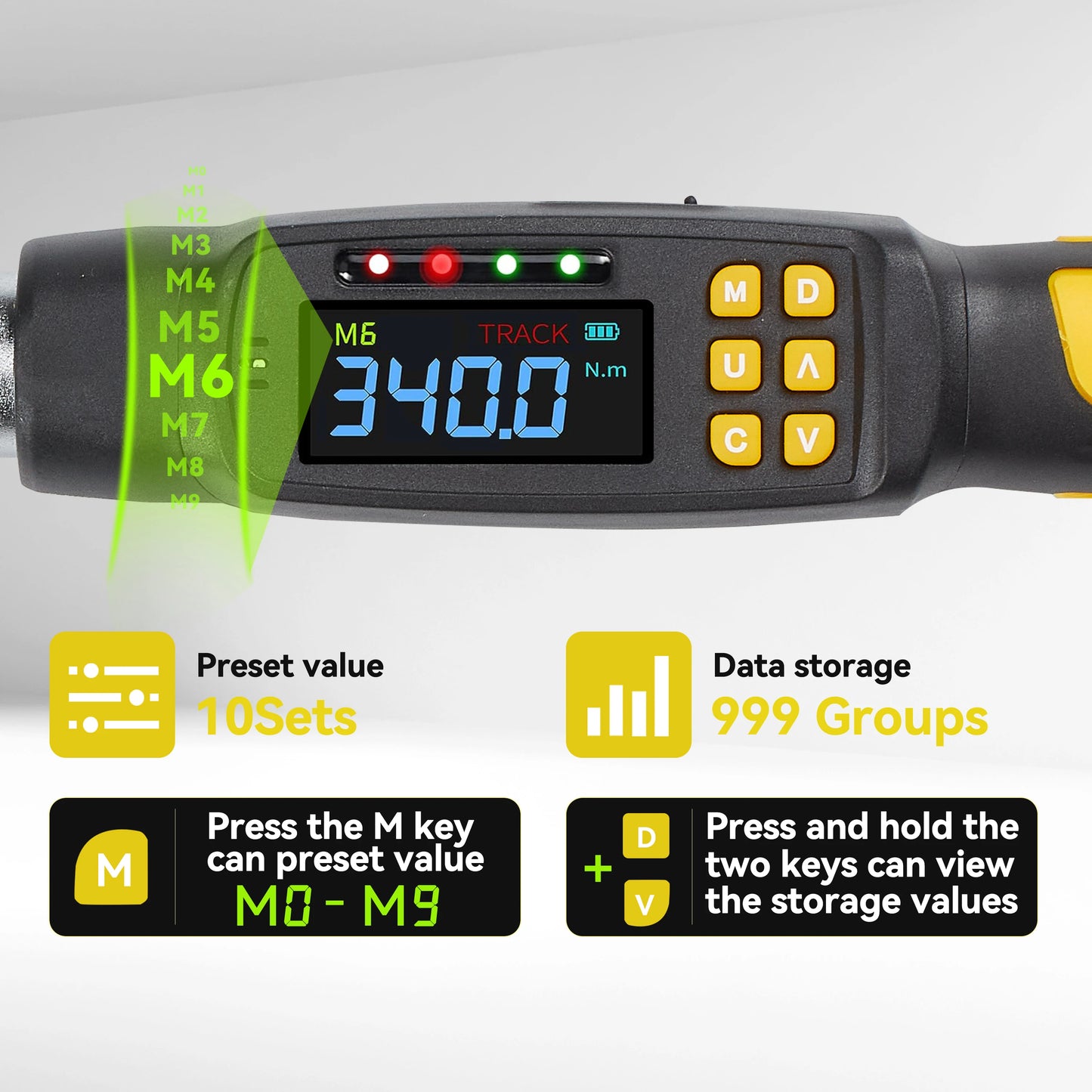 Waxtron Digital Torque Wrench 2 Percent Accuracy Automotive Tools