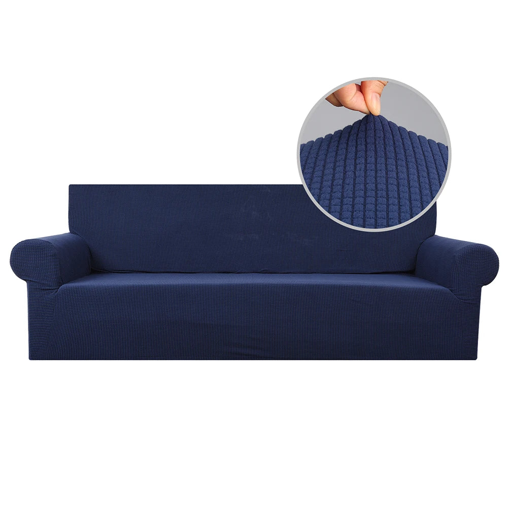 Jacquard Stretch Sofa Cover Pet Friendly Universal Slipcover