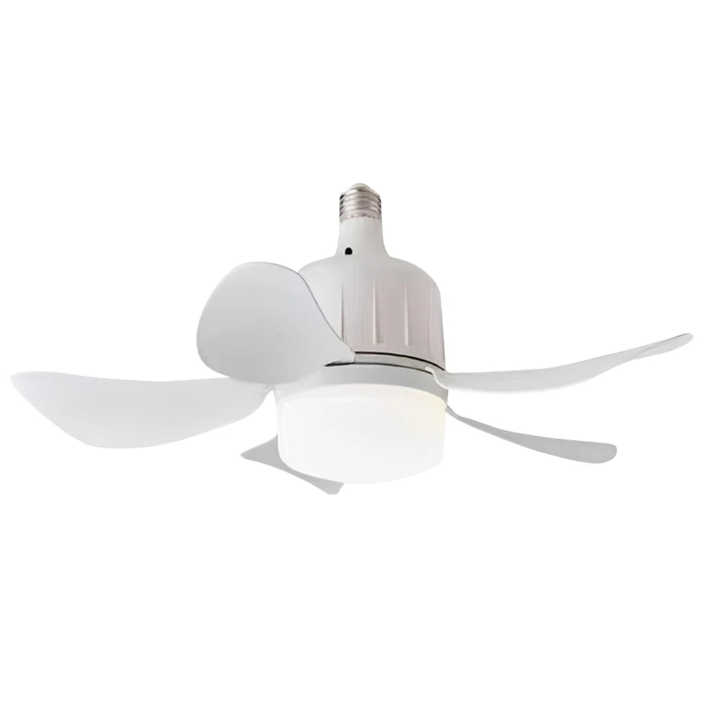 Indoor Dimmable Remote Control E27 Ceiling Fan Light Combo