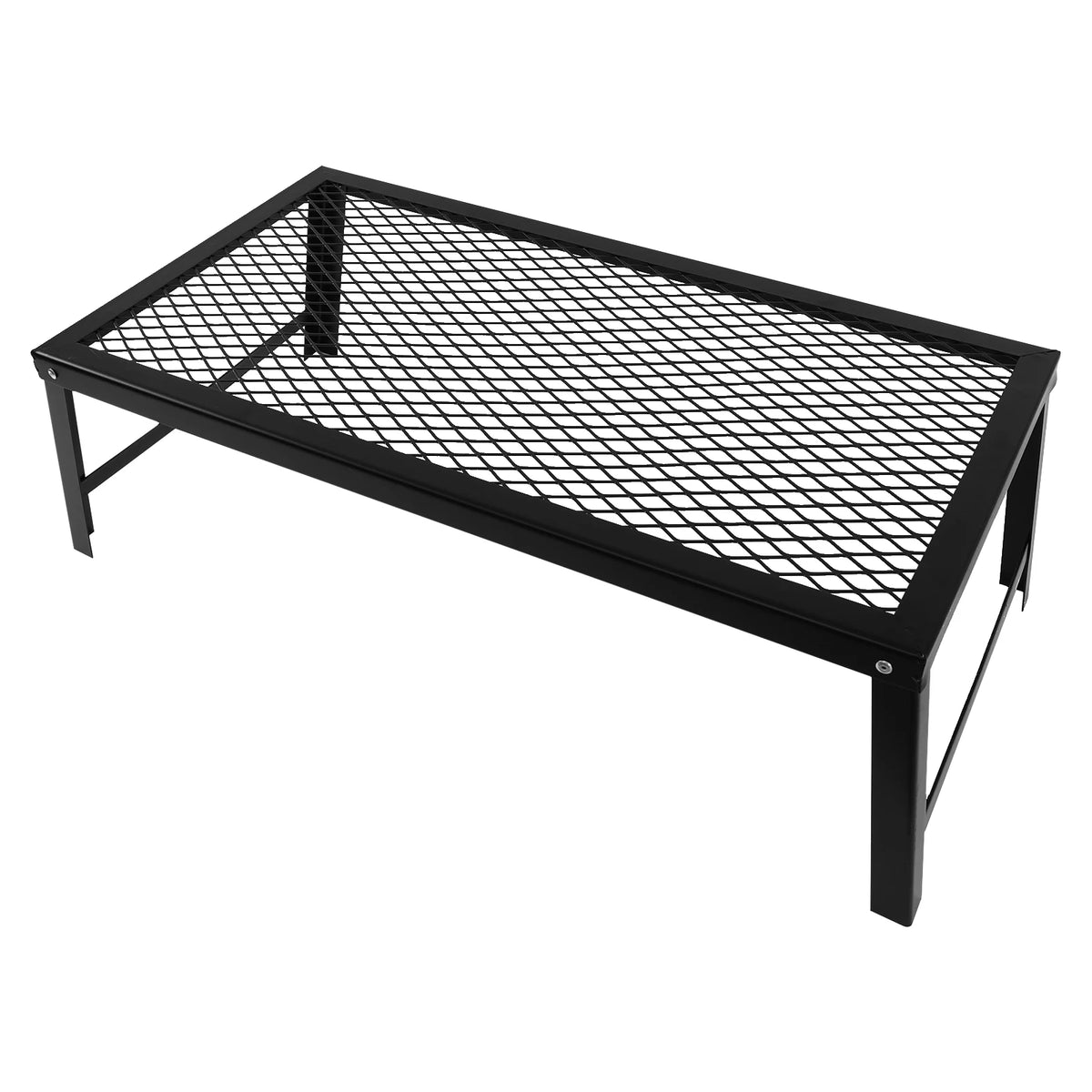 Bymaocar Folding Portable Campfire Grill With Rustproof Iron Frame