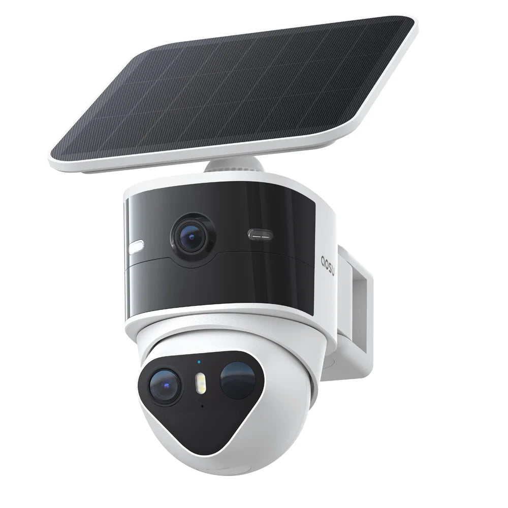 AOSU Solar Wireless Outdoor Security Cameras With AI Motion Tracking