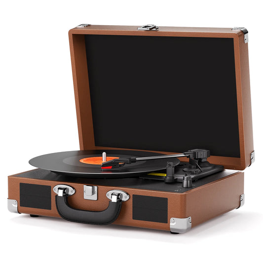 MaiO MultiSpeed Record Player Featuring Stereo Speakers And Headphone Jack
