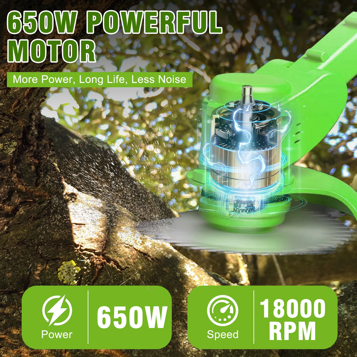 Two In One Cordless Brushless Lawn Mower String Trimmer Edger