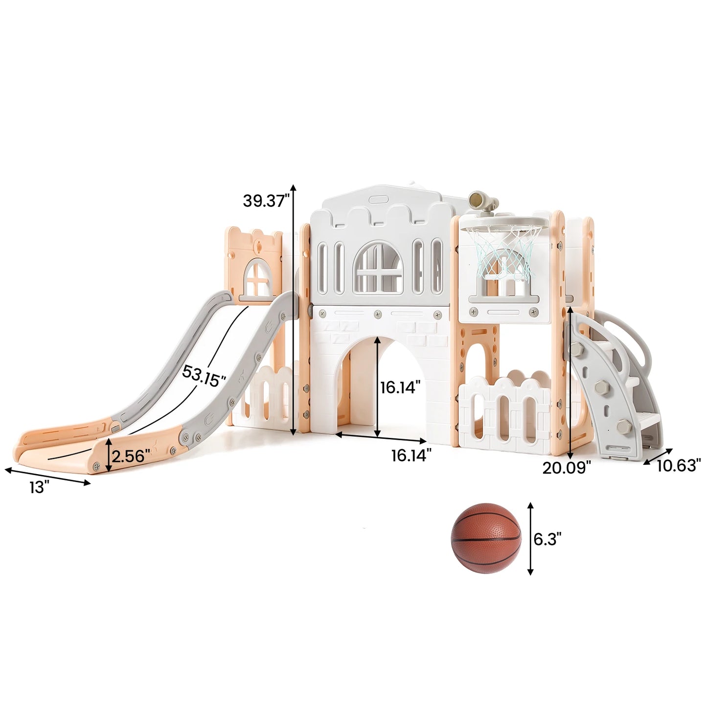 Eight In One Toddler Indoor Slide Playground Playset For Toddlers