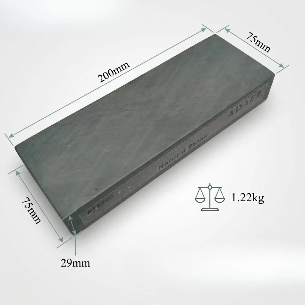 ADAEE 12000 Grit Natural Slate Whetstone Knife Sharpening Stone