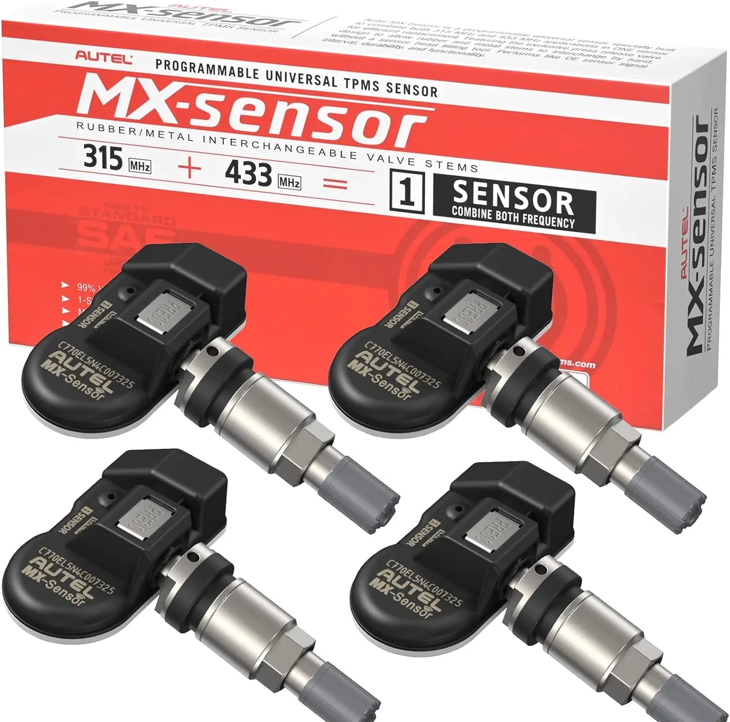 Autel MX Sensor 433 315MHz TPMS Sensor MaxiTPMS Tire Pressure