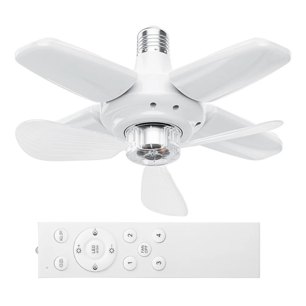 Sikiwind Modern Ceiling Fan With Led Light And Remote