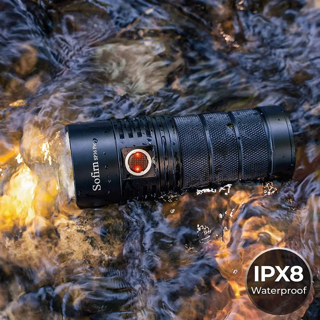 Sofirn SP36 Pro Powerful USB C Rechargeable LED Flashlight