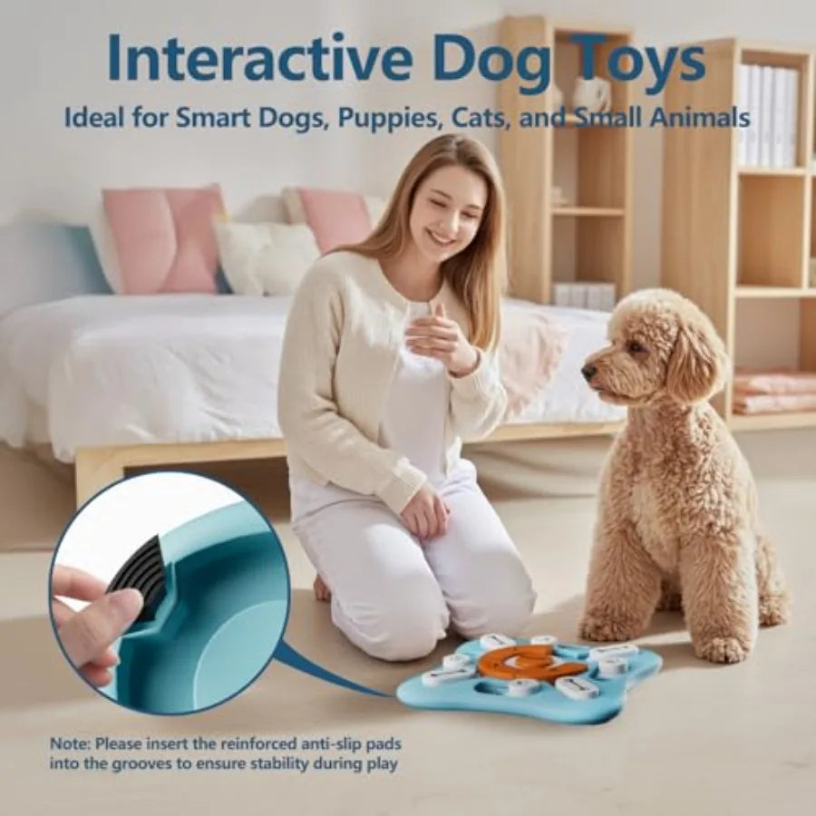 No Brand Interactive Dog Treat Puzzle Toy For Mental Enrichment