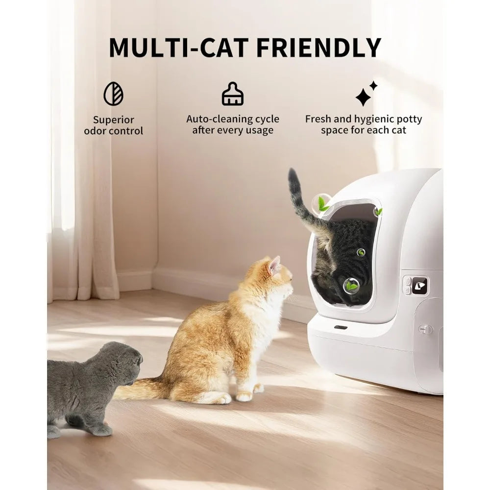PuraMax 2 Automatic Self Cleaning Cat Litter Box App Control