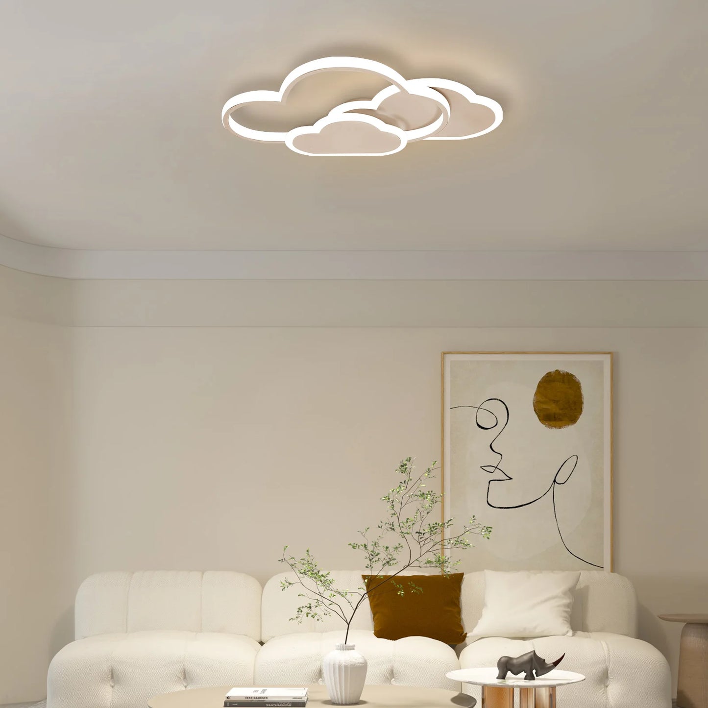 Modern Led Cloud Ceiling Light For Bedroom And Living Room