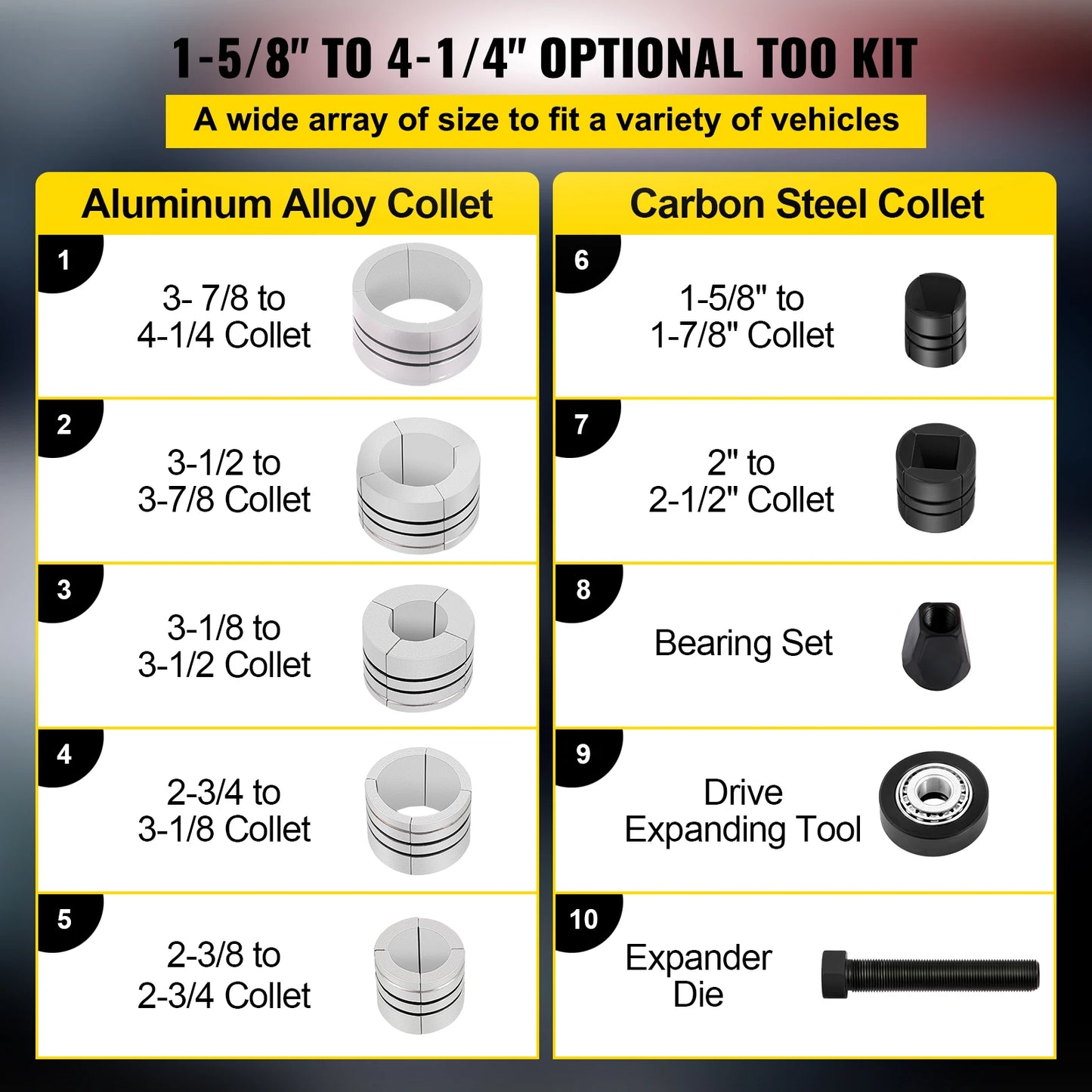 SucceBuy Exhaust Pipe Stretcher Kit Expander For Automotive Use