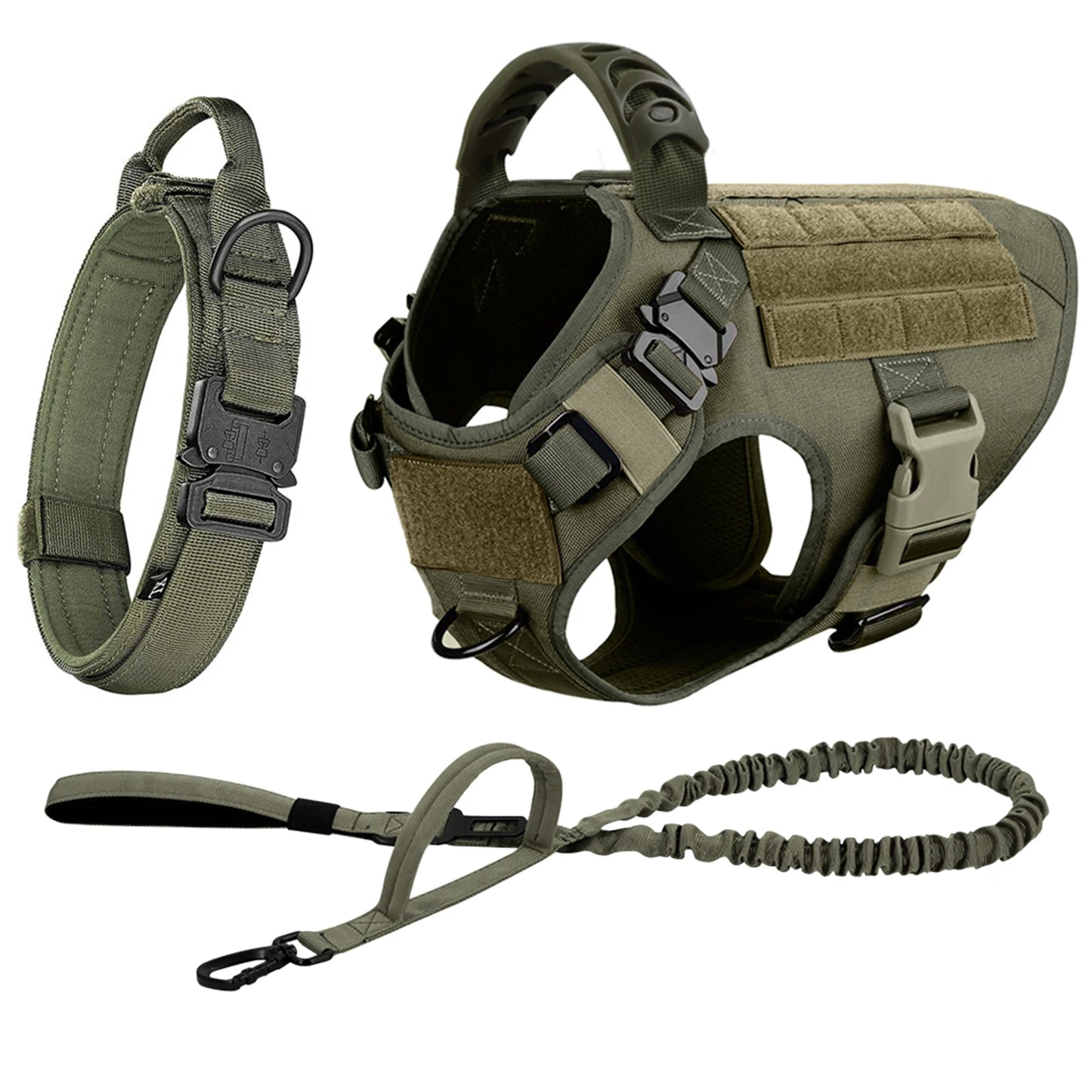 Nylon Dog Harness and Leash Set for Large Dogs Training Vest