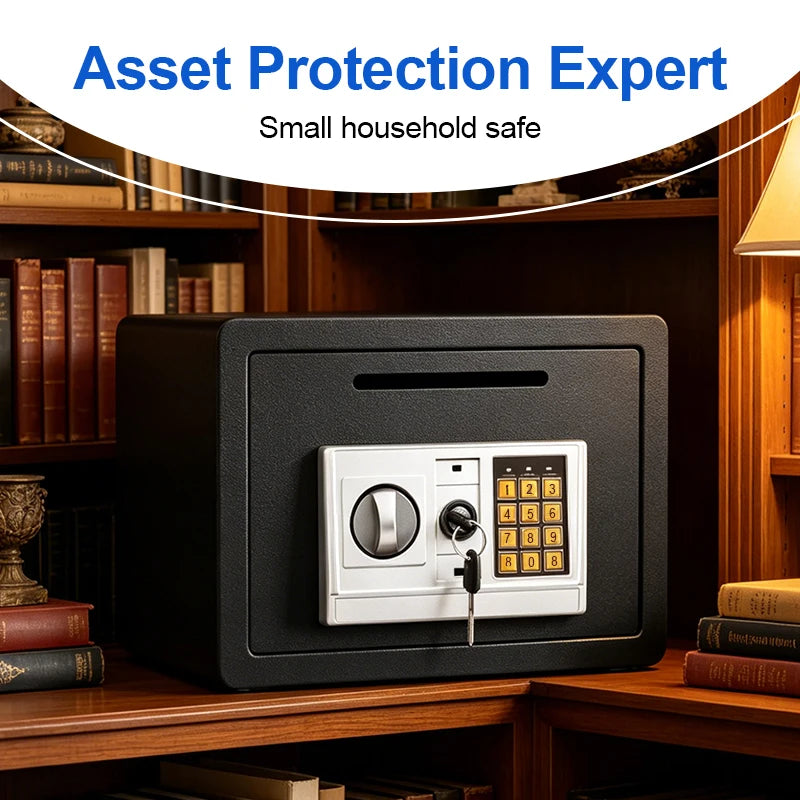Digital Home Safe Box for Cash Jewelry and Important Documents