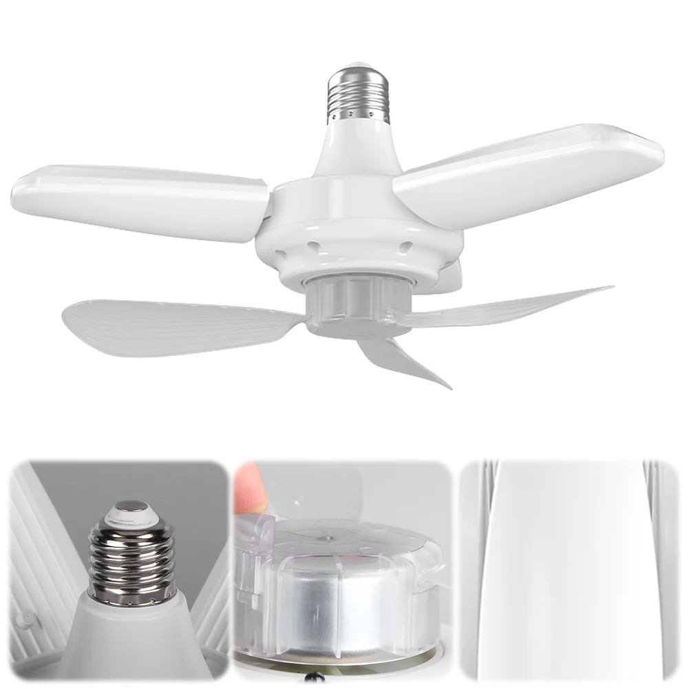 Sikiwind Modern Ceiling Fan With Led Light And Remote